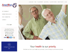 Tablet Screenshot of amerimedpharmacy.com